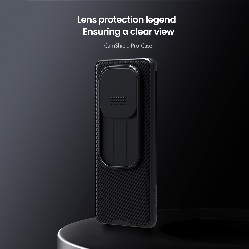 Nillkin Cho Xiaomi Poco X7 Pro / Redmi Note 14 Pro / Pro + / Plus 5G Camshield Pro PC TPU Bảo Vệ Ống Kính Máy Ảnh Trượt Ốp Lưng Cứng Vỏ Điện Thoại