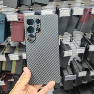 Ốp Điện Thoại Bằng Sợi Carbon Thật Cho Samsung Galaxy S25 Siêu Nguyên Chất Sợi Aramid Siêu Mỏng Cho Galaxy S25 Plus Vỏ Bảo Vệ