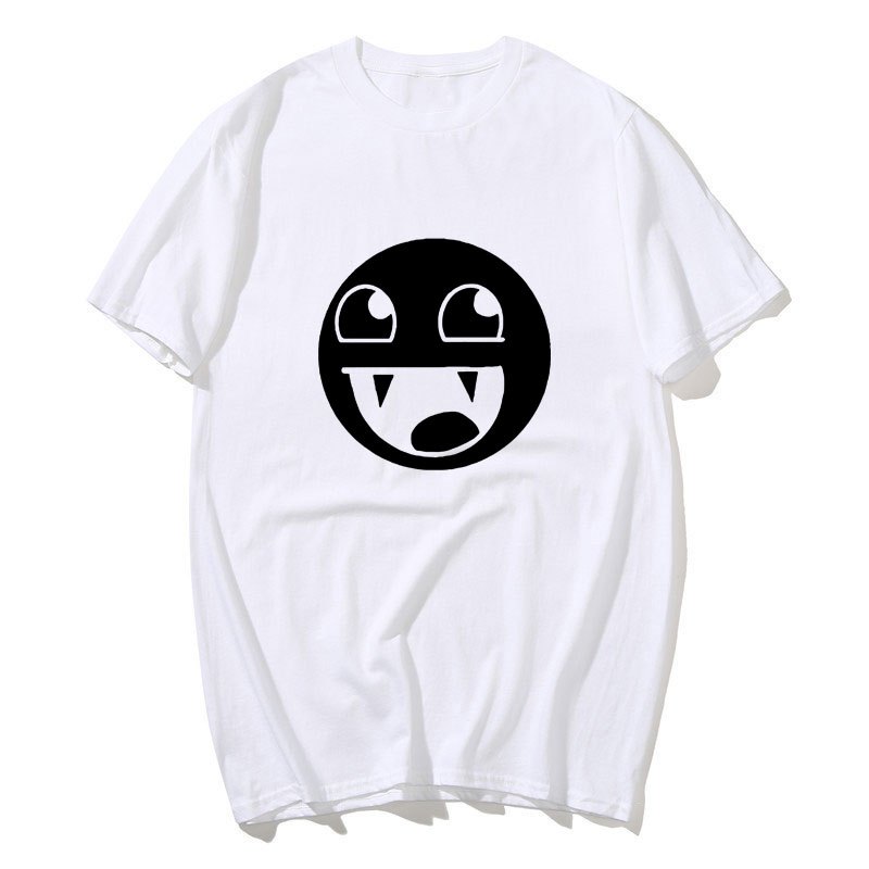 Epic Face Domo Ngộ nghĩnh Meme Áo Sơ Mi Nam Nữ Cotton Tay Ngắn Thời Trang Chất Lượng Cao Áo Thun Thường Ngày Quá Khổ Dạo Phố
