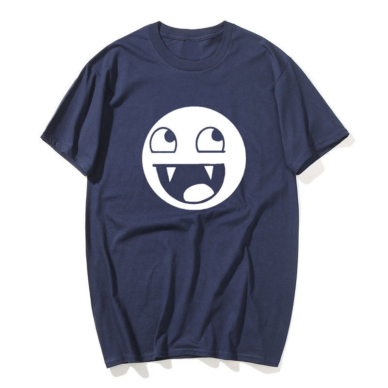 Epic Face Domo Ngộ nghĩnh Meme Áo Sơ Mi Nam Nữ Cotton Tay Ngắn Thời Trang Chất Lượng Cao Áo Thun Thường Ngày Quá Khổ Dạo Phố