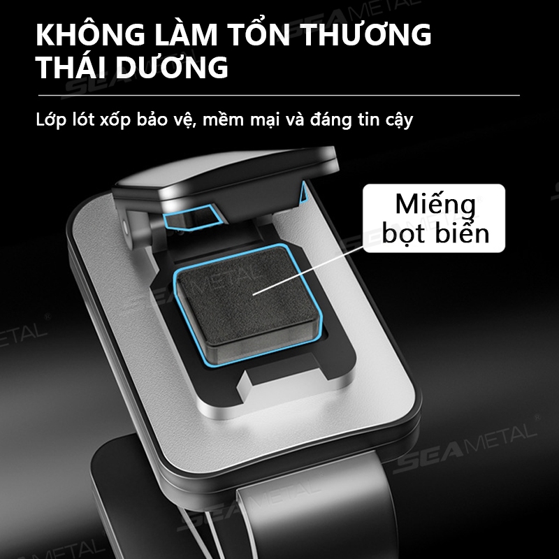 Kính Mát Ô Tô SEAMETAL Giá Đỡ Tấm Che Nắng Kính Mát Kẹp Da Kính Trường Hợp Gắn Từ Thẻ Vé Kính Mắt Kẹp Phụ Kiện Xe Hơi