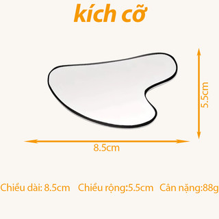 Masako Mizutani Cùng Phong Cách Cạo Da Mặt Làm Đẹp Nâng Cơ Mặt Loại Bỏ Đường Luật Kim Loại Thép Không Gỉ Hình Trái Tim Ban Cạo Râu