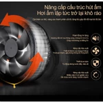 Máy hút ẩm gia dụng Máy hút ẩm tầng hầm tiết kiệm năng lượng im lặng trong nhà Máy lọc không khí hấp thụ độ ẩm nhỏ — ảnh 5