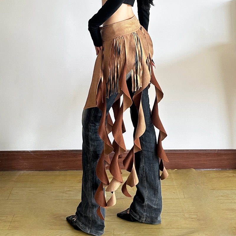 Cutenew Váy Gợi Cảm Ruched Skinny Cá Tính Niche Hot Chick Nhìn Mỏng Hơn Thời Trang Đường Phố Phong Cách Bầu Không Khí
