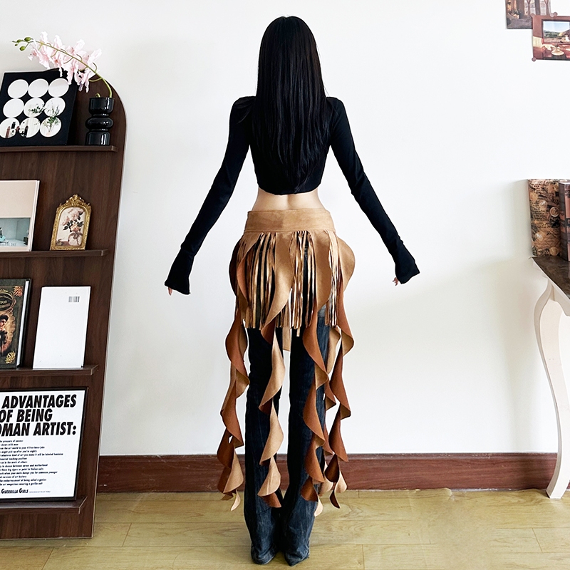 Cutenew Váy Gợi Cảm Ruched Skinny Cá Tính Niche Hot Chick Nhìn Mỏng Hơn Thời Trang Đường Phố Phong Cách Bầu Không Khí