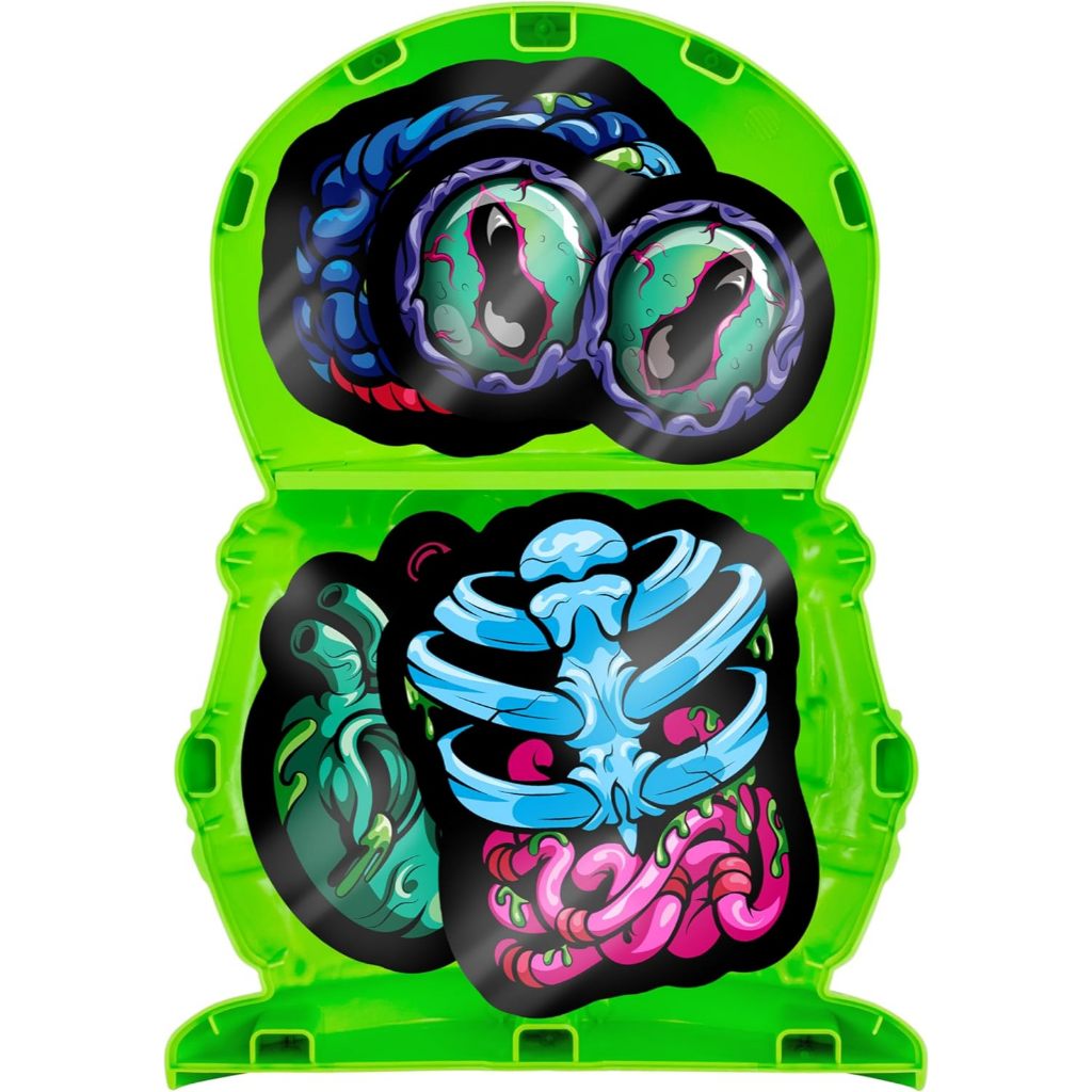 Treasure X Mega Alien Disection với 35 Plus Những điều bất ngờ bên trong Giải cứu người ngoài hành tinh cao 12 "The 4 thợ săn kho báu ngoài hành tinh Khám phá vũ khí, nhãn dán, Plus 4 kẻ phản bội ngoài hành tinh