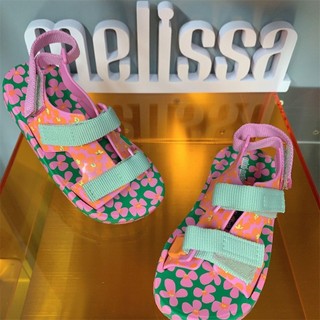 Melissa 2025 Phong Cách Mới Bé Trai Bé Gái Giày Velcro Giày Sandal Trẻ Em Đế Mềm Giày Thạch