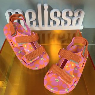 Melissa 2025 Phong Cách Mới Bé Trai Bé Gái Giày Velcro Giày Sandal Trẻ Em Đế Mềm Giày Thạch