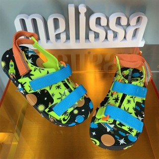 Melissa 2025 Phong Cách Mới Bé Trai Bé Gái Giày Velcro Giày Sandal Trẻ Em Đế Mềm Giày Thạch