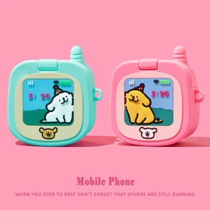 Puppy Hình dạng điện thoại di động cho AirPodsPro3 Vỏ bảo vệ tai nghe cặp đôi hoạt hình Phong cách mới cho Vỏ bảo vệ tai nghe AirPods4 Tương thích với Vỏ AirPodsPro Vỏ AirPods2gen