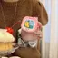 Puppy Hình dạng điện thoại di động cho AirPodsPro3 Vỏ bảo vệ tai nghe cặp đôi hoạt hình Phong cách mới cho Vỏ bảo vệ tai nghe AirPods4 Tương thích với Vỏ AirPodsPro Vỏ AirPods2gen