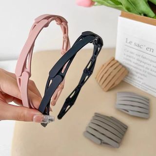 Kuzhen Di Động Gấp Tóc Nữ Chống Trơn Trượt Mặt Rửa Tóc Bé Gái Phụ Kiện Tóc Có Thể Thu Vào HOT