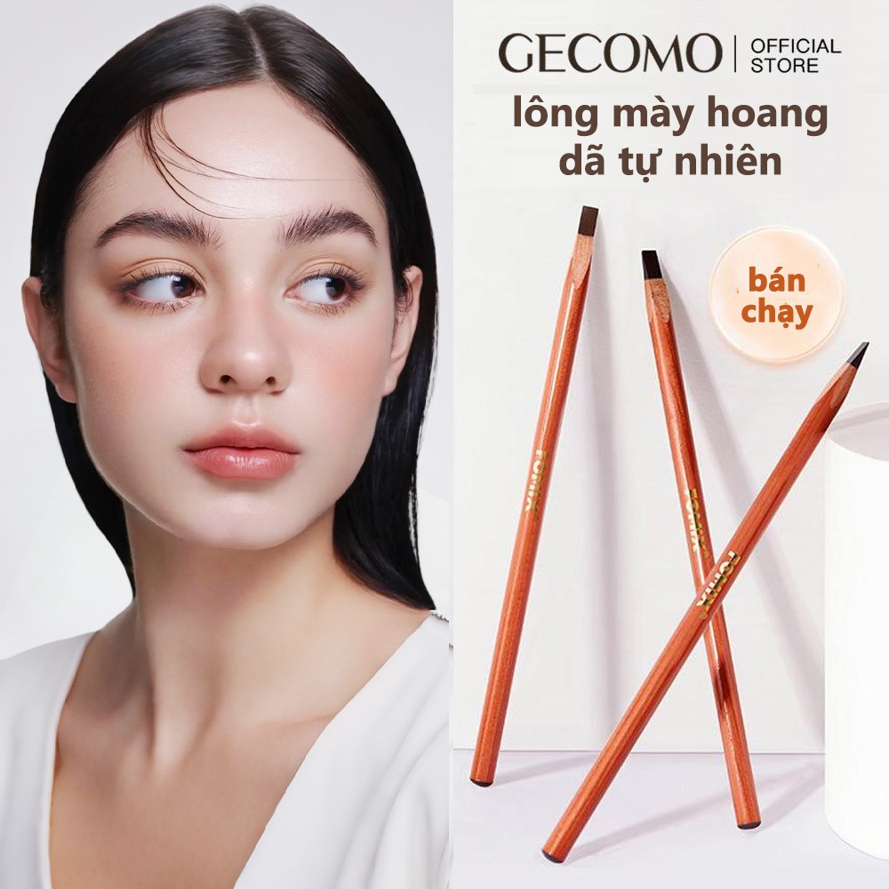 Ảnh Gecomo Bút Chì Kẻ Lông Mày Chống Nước Lâu Trôi Không Nhòe 3