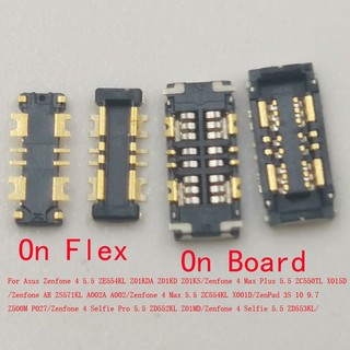 1-10 Chiếc Pin Flex FPC Kết Nối Cắm Cho Asus Zenfone 4 Max Plus AR Selfie Pro ZenPad 3S P027 ZD552KL ZE554KL Z500M Z01KS ZC550TL X015D ZS571KL ZC554KL 10 9.7 X001D ZD553KL Jack