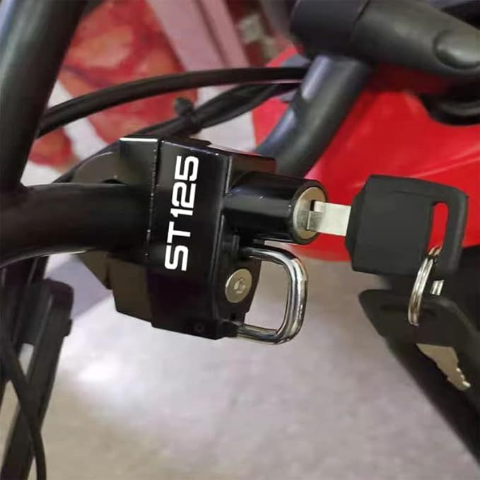 Thích hợp cho HONDA DAX125 ST125 Dachshund Mũ bảo hiểm sửa đổi Khóa chống trộm