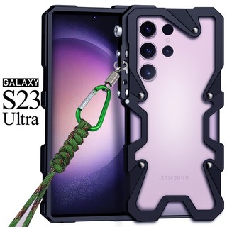 Ốp lưng khung kim loại nhôm Samsung Galaxy S25 S24 S23 S22 Ultra Armor Chống rơi Vỏ bảo vệ chống sốc Vỏ điện thoại