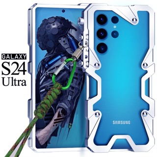 Ốp lưng khung kim loại nhôm Samsung Galaxy S25 S24 S23 S22 Ultra Armor Chống rơi Vỏ bảo vệ chống sốc Vỏ điện thoại