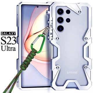 Ốp lưng khung kim loại nhôm Samsung Galaxy S25 S24 S23 S22 Ultra Armor Chống rơi Vỏ bảo vệ chống sốc Vỏ điện thoại