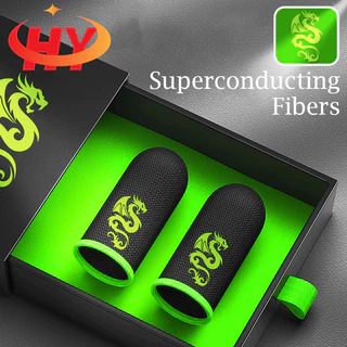 Hy Fly Dragon Gaming Ngón Tay Tay Thoáng Khí Đầu Ngón Tay Cho PUBG Trò Chơi Di Động Màn Hình Cảm Ứng Ngón Tay Cots Bao Da Cảm Ứng Di Động Nhạy Cảm COD