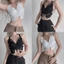 Phụ Nữ Cổ Chữ V Rỗng Ren Bướm Lót Áo Ngực Gợi Cảm Không Lưng Đi Biển Camisole