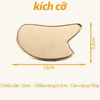 Dụng cụ massage toàn thân lưng cổ bằng đồng nguyên chất guasha Dụng cụ massage vật lý trị liệu TCM Dụng cụ massage toàn thân cạo