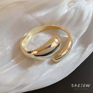 Drejew Vòng tay mở acrylic hình bầu dục Vòng tay thiết kế xuyên biên giới Châu Âu và Mỹ thời trang phóng đại khí quyển trang sức tay