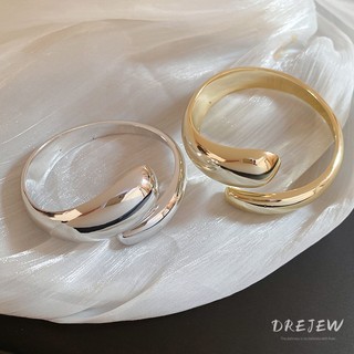 Drejew Vòng tay mở acrylic hình bầu dục Vòng tay thiết kế xuyên biên giới Châu Âu và Mỹ thời trang phóng đại khí quyển trang sức tay