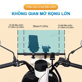 Ghế Xe Máy Cân Bằng Thanh Điện Xe Cân Bằng Thanh Nối Dài Thanh Cho Giá Đỡ Điện Thoại Sợi Carbon Ngang Tay Cầm Moto Phụ Kiện