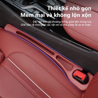 Seametal 2 Chiếc Ghế Ô Tô Khoảng Cách Phụ Dải Ghế Linh Hoạt Bên Đường May Chống Rò Rỉ Cắm Dải Đa Năng Ghế Ô Tô Crevice Làm Đầy Lưu Trữ