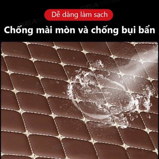 Thảm lót sàn ô tô SEAMETAL Da PU Tấm lót chân chống nước 4 Cái / bộ Thảm ô tô đa năng Phụ kiện nội thất