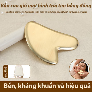 Vật liệu bằng đồng kết hợpGuasha Massage Da Mặt - Hiệu Quả Sau Vài Tuần Sử Dụng Giúp Nâng Cơ Thư Giãn