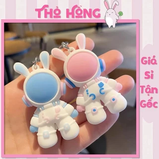 ????Sweetybox????Móc khóa hoạt hình dễ thương thỏ phi hành gia 4.6CM HOT ????
