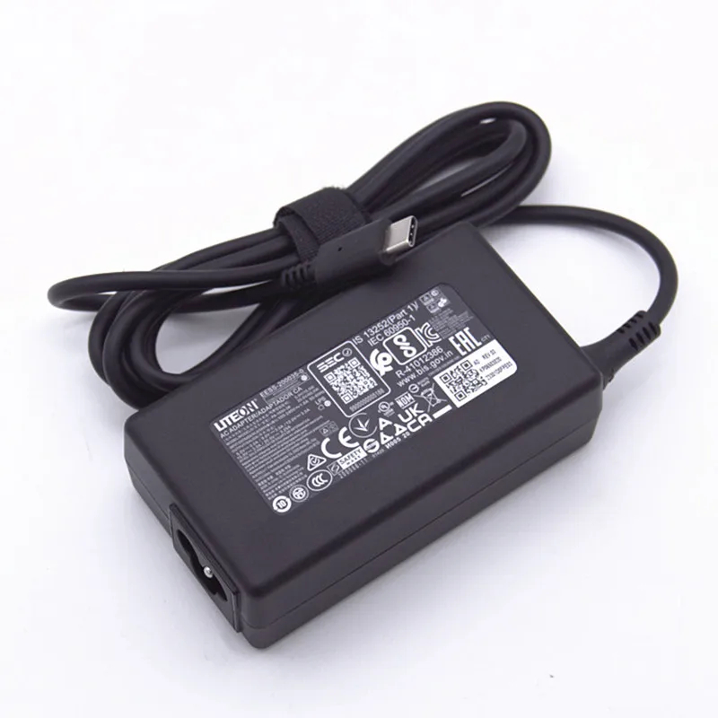 Liteon PA-1650-58 20V 3.25A 65W USB-C Loại C Laptop AC Adapter Dành Cho Laptop Acer / Toshiba Sạc Nguồn Điện