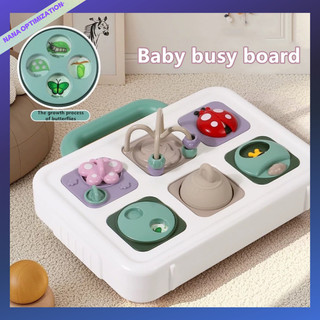 Khám phá côn trùng bảng bận rộn cho trẻ sơ sinh 1 tuổi Montessori Đồ chơi giáo dục giáo dục phát triển trí thông minh cho bé hỗ trợ giảng dạy
