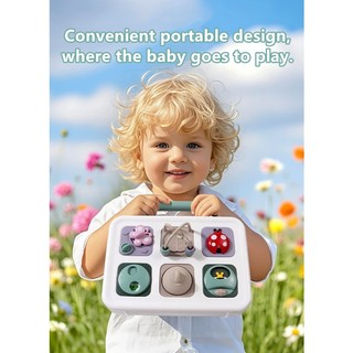 Khám phá côn trùng bảng bận rộn cho trẻ sơ sinh 1 tuổi Montessori Đồ chơi giáo dục giáo dục phát triển trí thông minh cho bé hỗ trợ giảng dạy