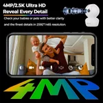 VIMTAG Camera 360 độ/camera an ninh/camera giám sát/ wifi ip ngày đêm 2K HD, lưu trữ đám mây miễn phí trong 30 ngày, bảo hành 1 năm — ảnh 4