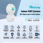 VIMTAG Camera 360 độ/camera an ninh/camera giám sát/ wifi ip ngày đêm 2K HD, lưu trữ đám mây miễn phí trong 30 ngày, bảo hành 1 năm — ảnh 2