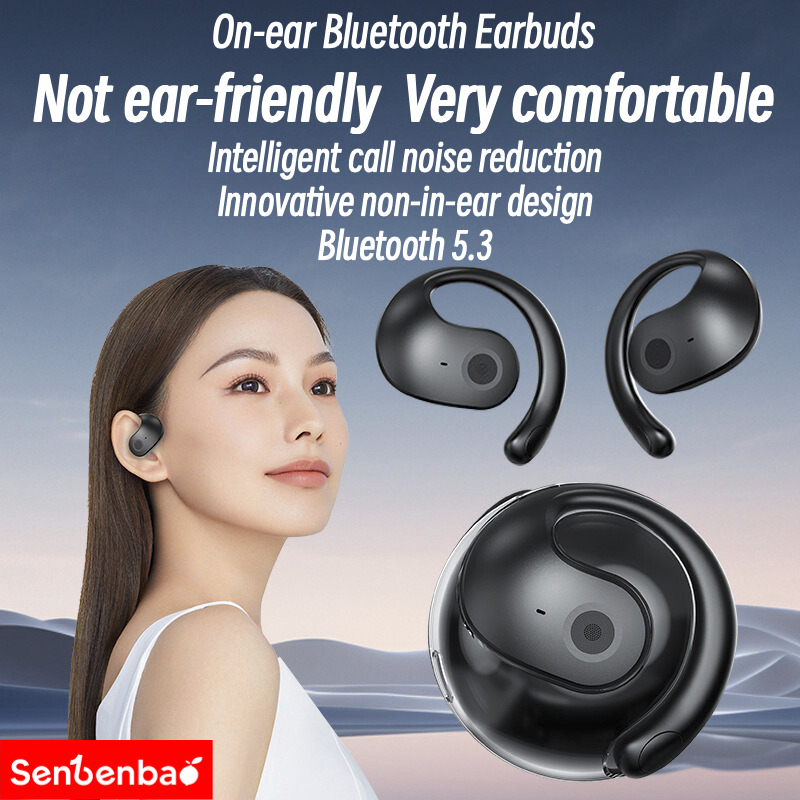 Tai nghe nhét tai SenBenBao BY01 OWS (quà tặng: 1 dây Silicon ) Tai nghe không dây chất lượng âm thanh HiFi, chống nước IPX5 với tai nghe pin dung lượng lớn