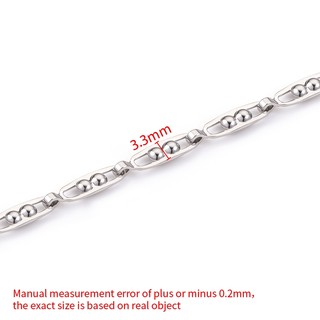 Thép không gỉ Hình Bầu Dục Kẹp Hạt Chuỗi Trang Sức Tự Làm Vòng Cổ Vòng Tay Phụ Kiện Tinh Tế Tinh Tế Dây Xích