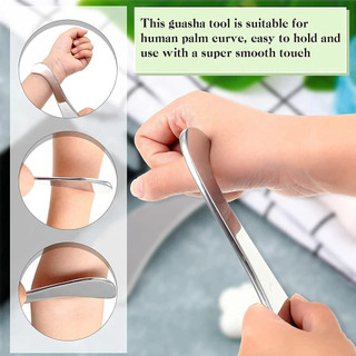 Dụng cụ Massage cạo bằng thép không gỉ Dụng cụ cạo cơ bắp, Bộ công cụ giãn nở Glaston Myofascial, Máy mát xa giảm sẹo lưng