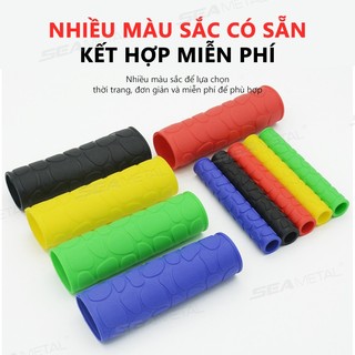 Seametal Cao Su Bao Tay Phanh Ly Hợp 4 Chiếc Chống Trơn Trượt Bảo Vệ Đòn Bẩy Cho Xe Máy