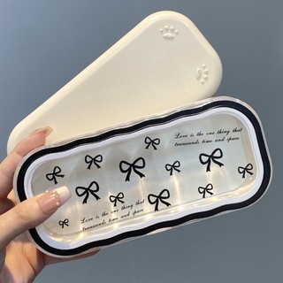 Hộp đựng kính râm ASDFGER, Hộp Đựng Kính Dáng Vuông Họa Tiết Hoạt Hình Nhiều Mẫu Dễ Thương