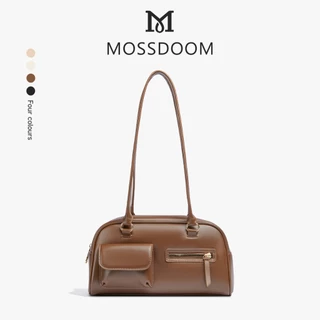 MOSSDOOM Fionna Bag Túi đeo vai Boston hai mặt nhiều ngăn thời trang cổ điển