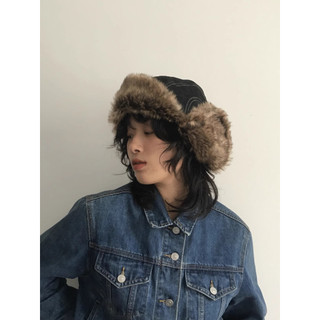 Have u desgin Thu Đông Lei Feng Mũ Dày Chống Lạnh Hợp Thời Trang Trượt Tuyết Bảo Vệ Tai Mũ Cotton Ngoài Trời Mũ Retro Ấm Áp Chống Gió Đi Xe Đạp Mũ
