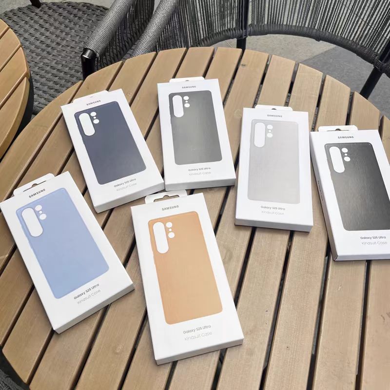 Ốp Da Sang Trọng Cho Samsung S25 Ultra Bảo Vệ Toàn Diện Ốp lưng Chống Sốc Cho Galaxy S25Plus S25 + S25 Có Hộp