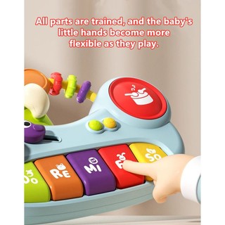Con chó con đàn piano điện tử đa năng có thể chơi nhạc cụ giáo dục sớm đồ chơi âm nhạc giáo dục quà tặng cho bé trai và bé gái.