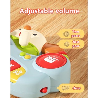 Con chó con đàn piano điện tử đa năng có thể chơi nhạc cụ giáo dục sớm đồ chơi âm nhạc giáo dục quà tặng cho bé trai và bé gái.