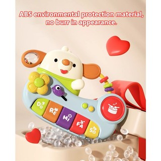 Con chó con đàn piano điện tử đa năng có thể chơi nhạc cụ giáo dục sớm đồ chơi âm nhạc giáo dục quà tặng cho bé trai và bé gái.