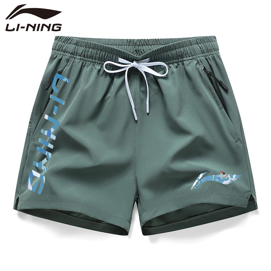 Quần short cầu lông Li Ning 1278 dành cho nam và nữ mùa xuân hè dệt kim thi đấu quần short thể thao