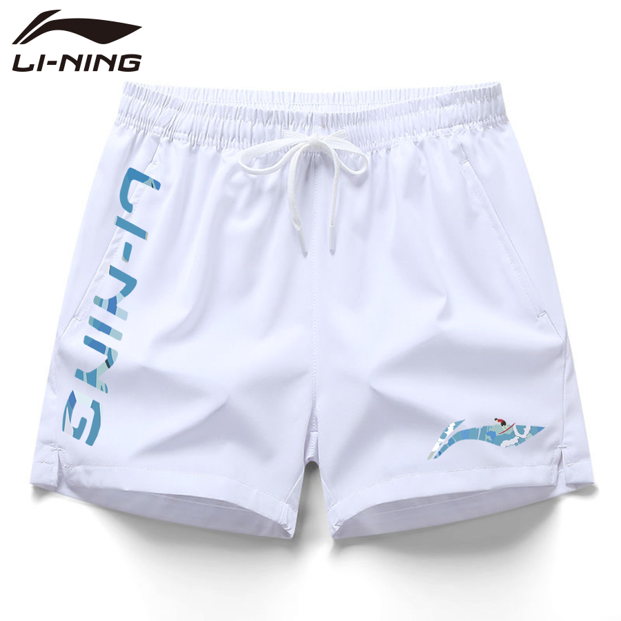 Quần short cầu lông Li Ning 1278 dành cho nam và nữ mùa xuân hè dệt kim thi đấu quần short thể thao